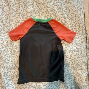 Tea Collection Red and Black Kids Swim Rashguard